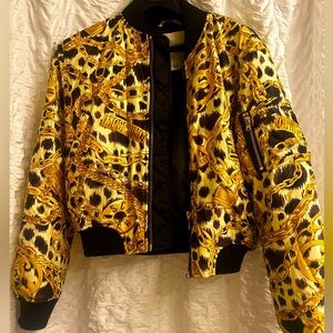 H&M Moschino bomber jacket from designer collection